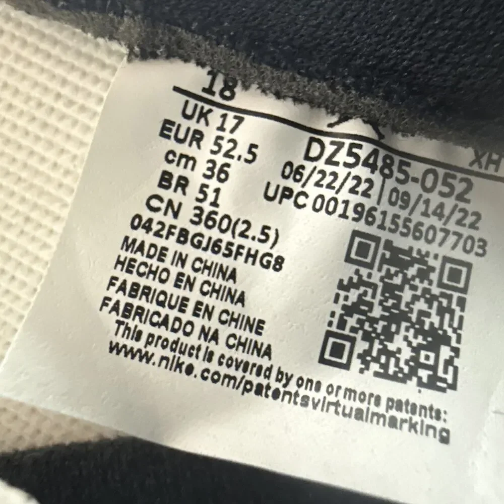 Size 18 - Jordan 1 Retro OG High White Cement Brand NEW OG BOX & Extra Laces